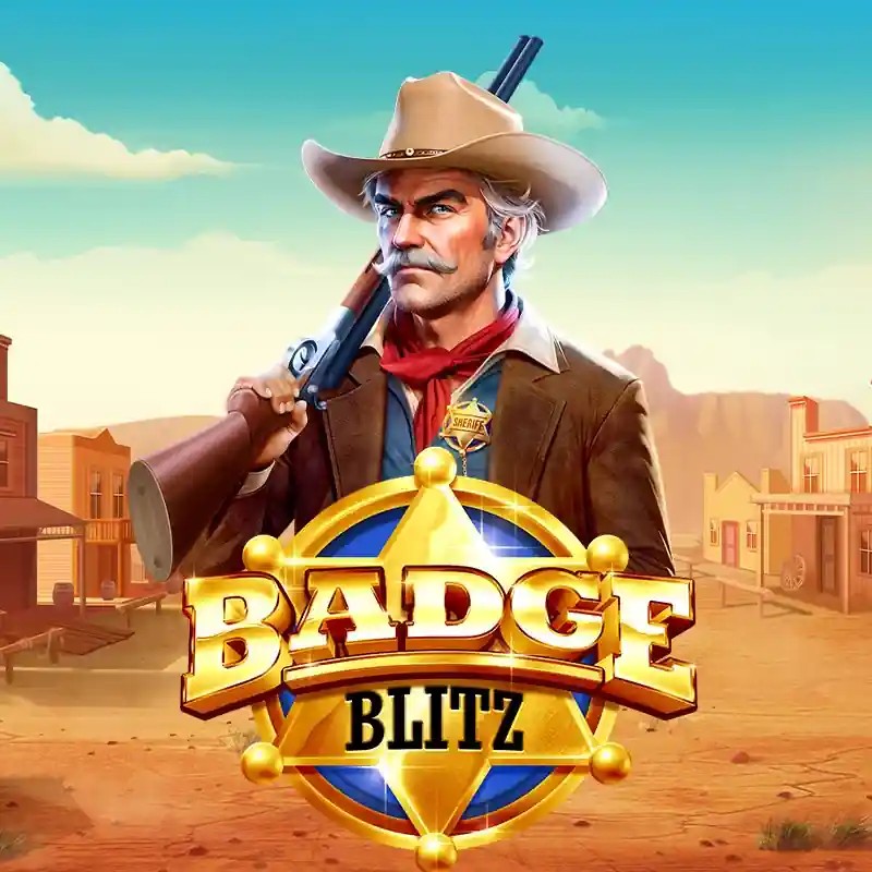 Badge Blitz online game logo by Pragmatic Play on thorsfortune.eu
