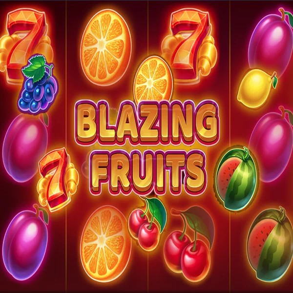 Blazing Fruits online game logo by Inbet Games on thorsfortune.eu