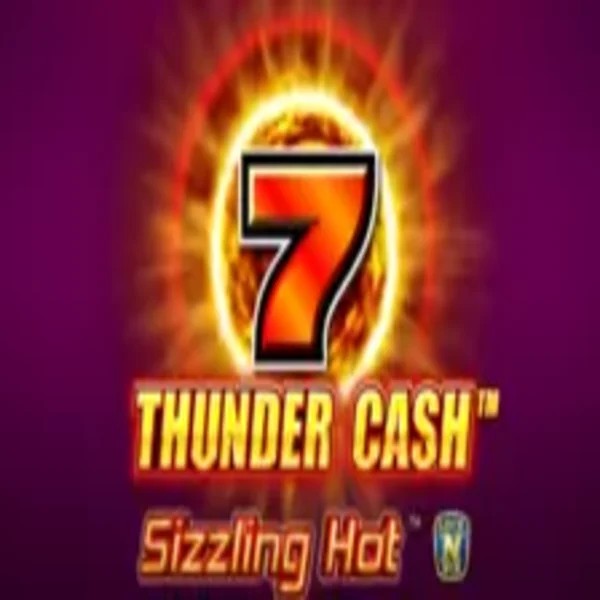 Thunder Cash Sizzling Hot logo by Novomatic at Thorfortune Casino
